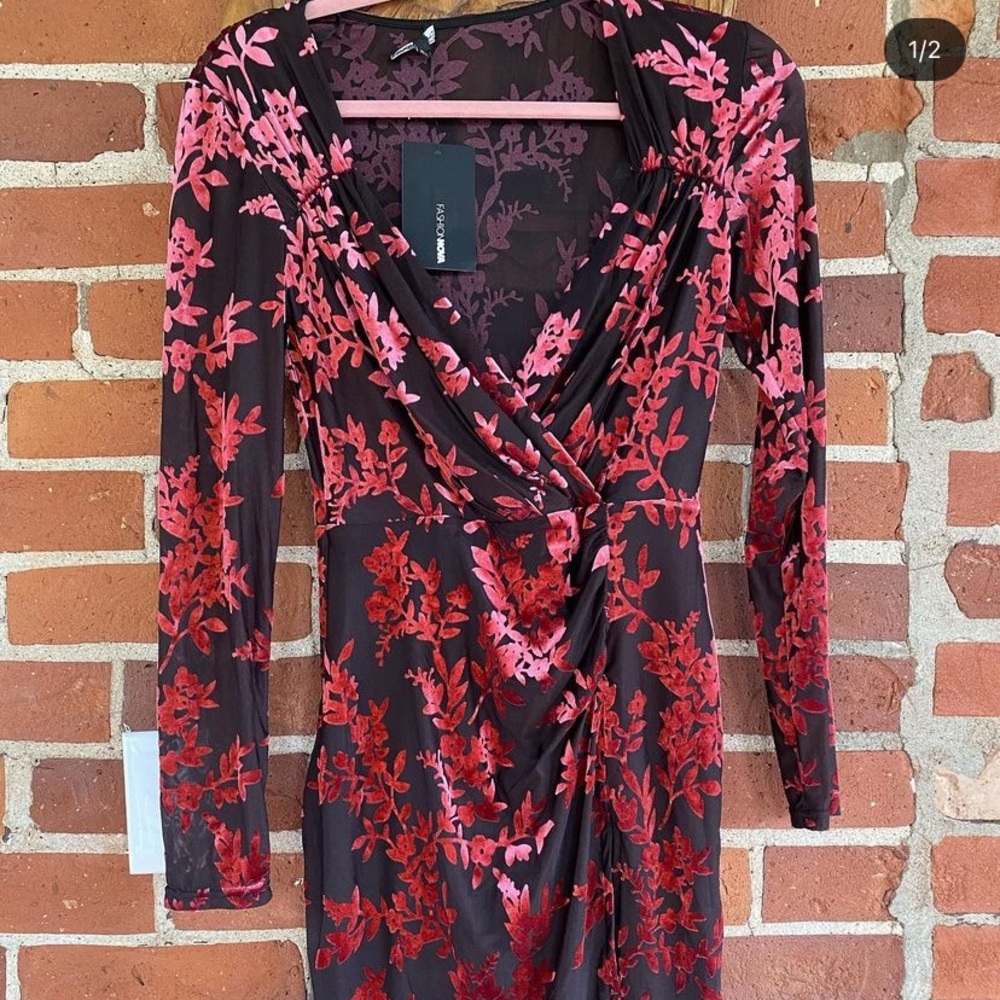 Brand new Fashion Nova Cherry Blossom dress